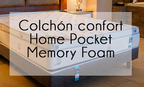 Colchón Confort Home Pocket memory foam de venta en México