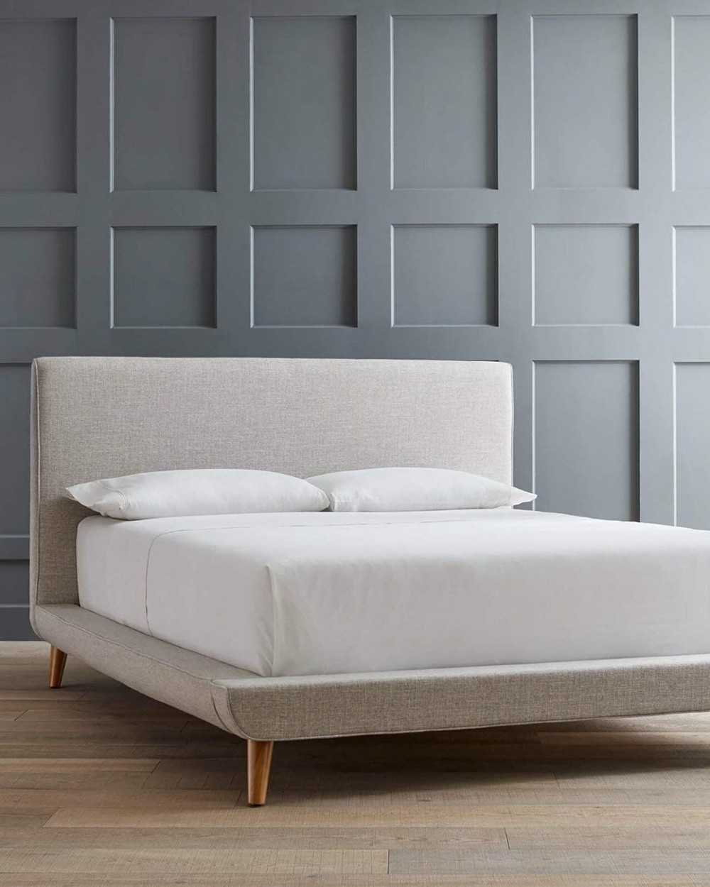 Cama de diseño tapizada