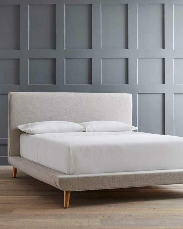 Cama de diseño tapizada