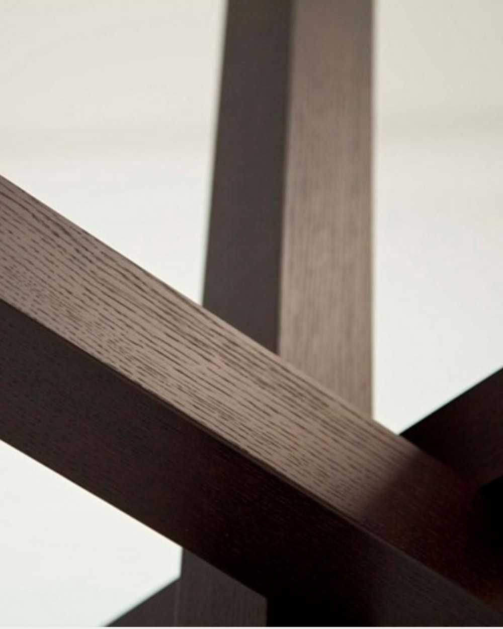 Base mesa madera maciza