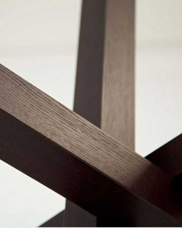 Base mesa madera maciza