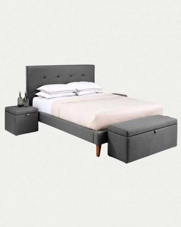 Cama tapizada modelo Boston