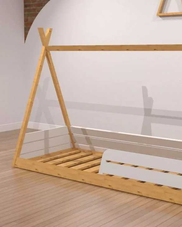 Camita modelo tipi para niños