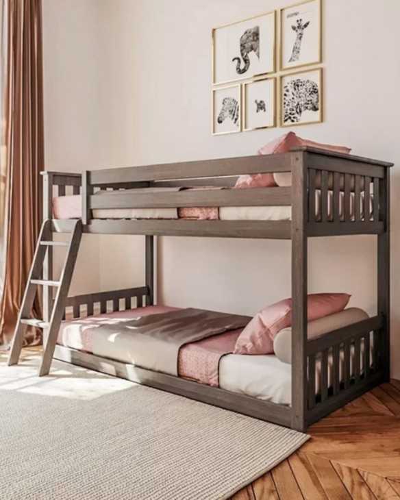 Litera de madera maciza modelo Rawson