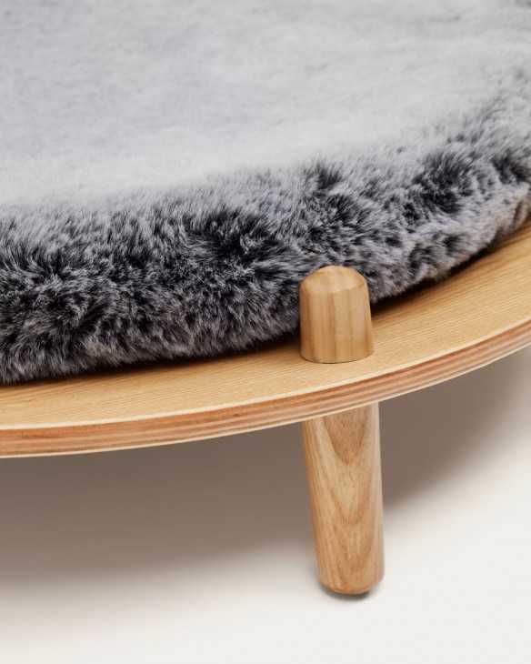 Cama madera para mascota