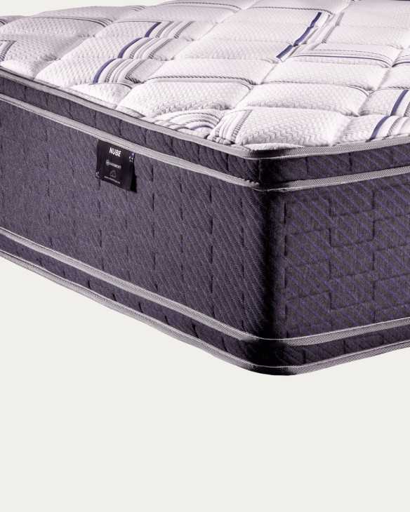 Detalle colchón nube encapsulado doble colchoneta