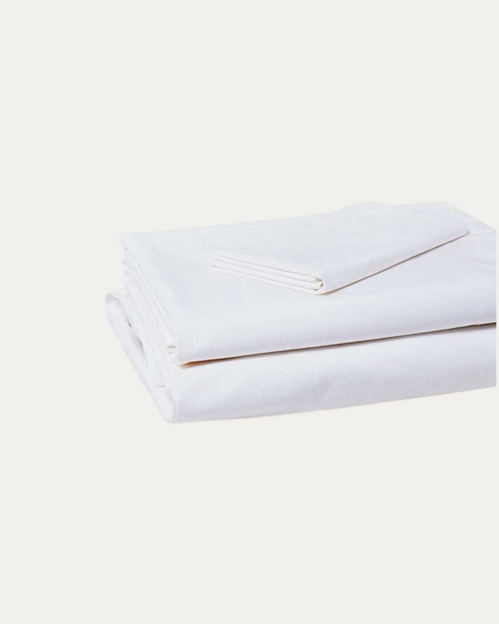 Sábanas blancas tipo hoteleras tela percal 300 hilos