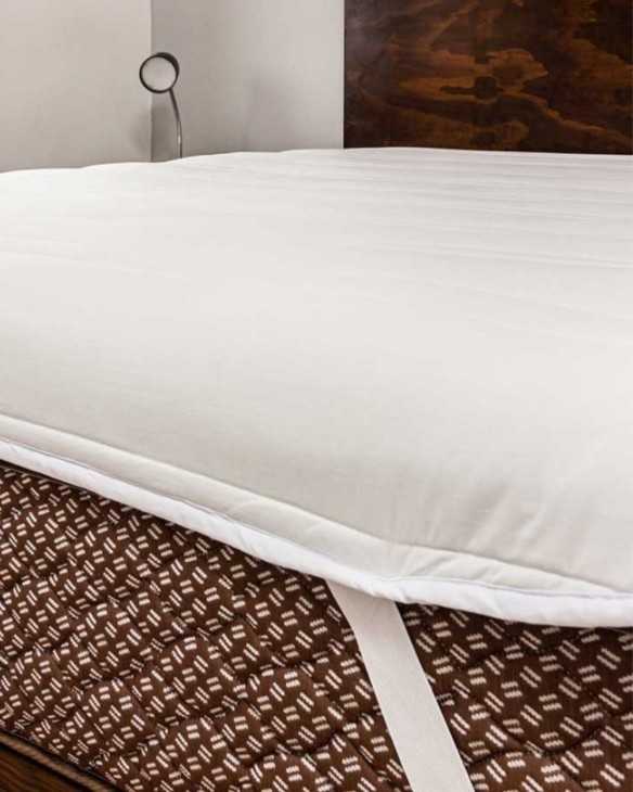 Protector de colchón con cintas para extra confort