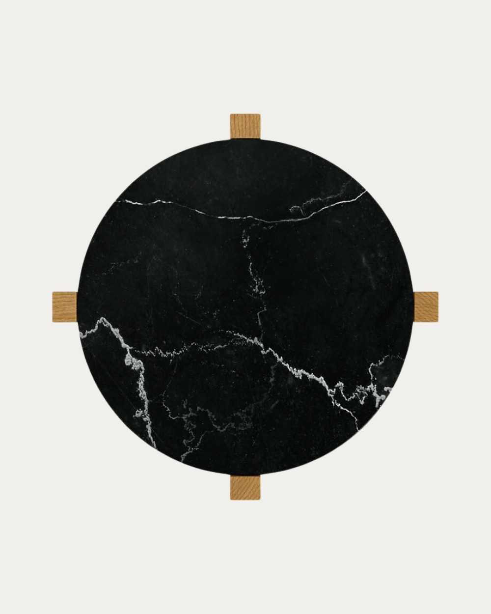 Mesa circular lateral para sala