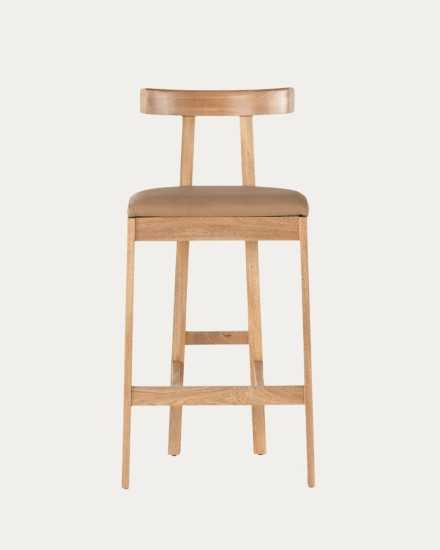 Taburete madera sólida de roble modelo Liezen 2