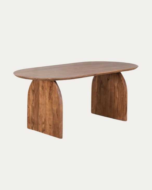 Mesa pata y cubierta ovalada modelo Altea