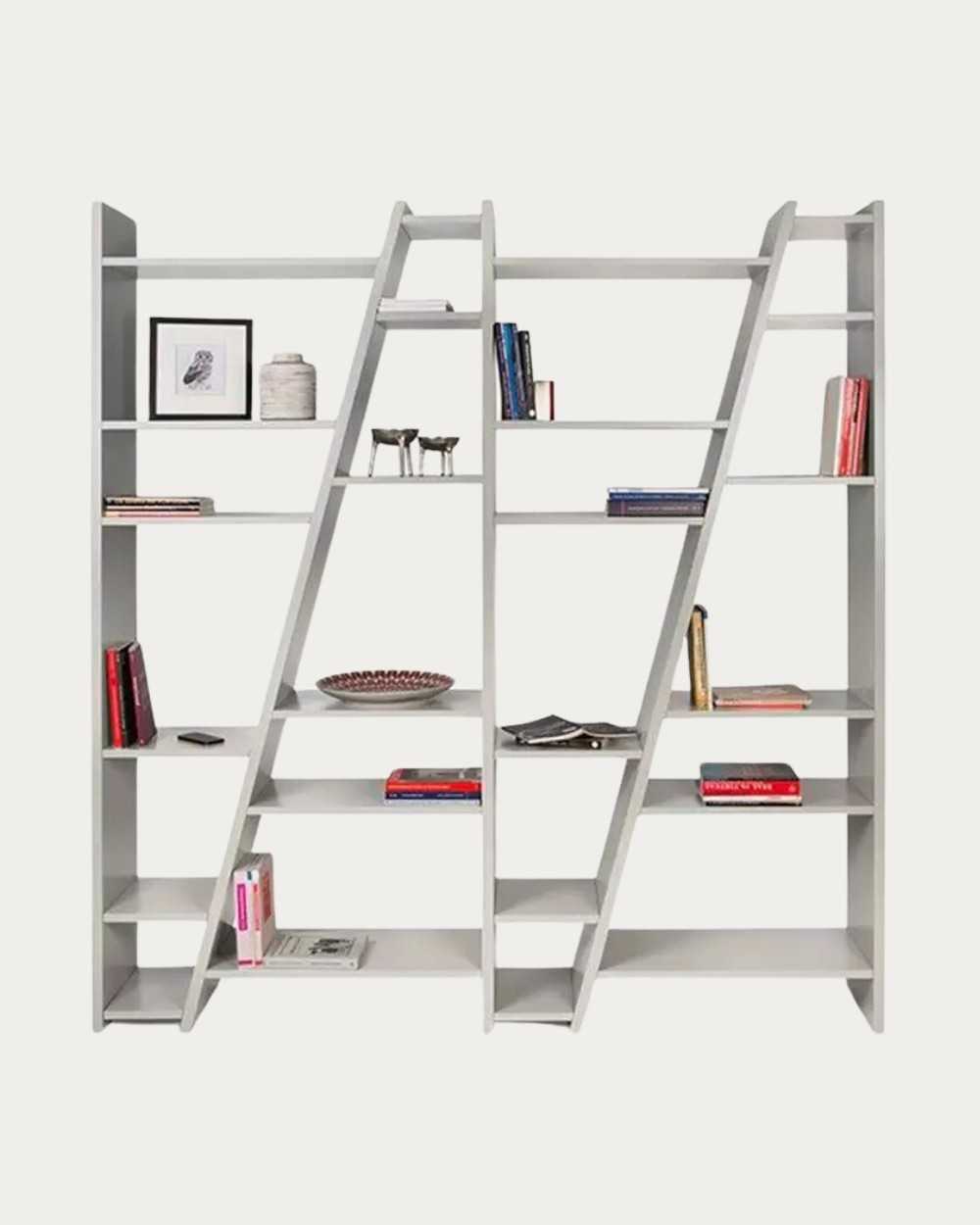 Librero Luton en color blanco