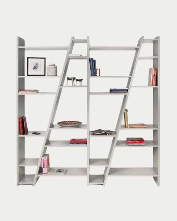 Librero Luton en color blanco