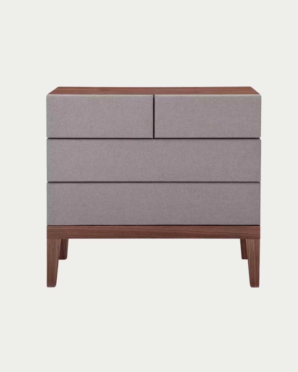 Cómoda madera con cajones tapizados modelo New York