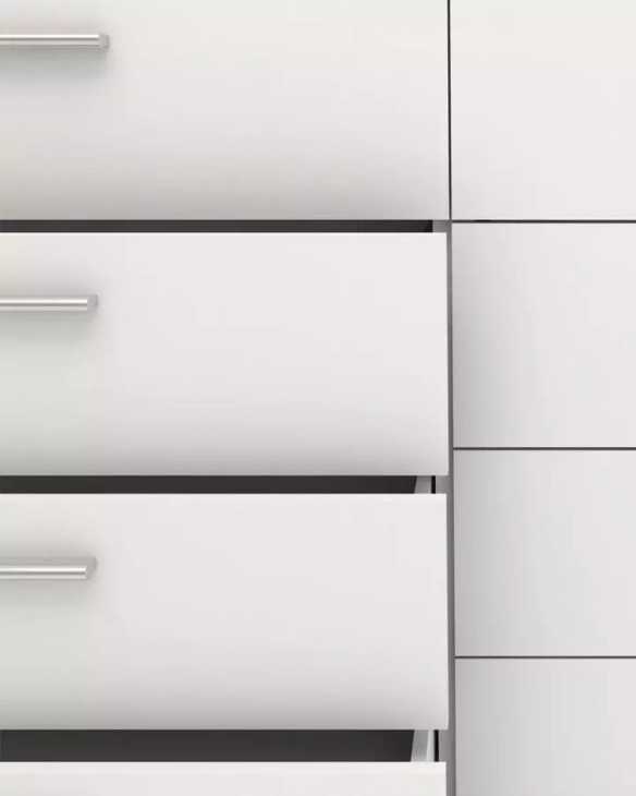 Cómoda de diseño con 8 cajones