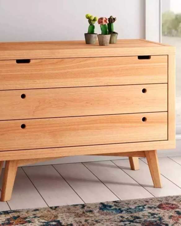 Cómoda modelo Moncófar con 3 amplios cajones