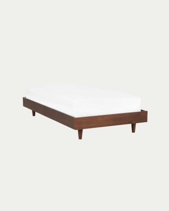 Cama modelo Toronto color nogal claro