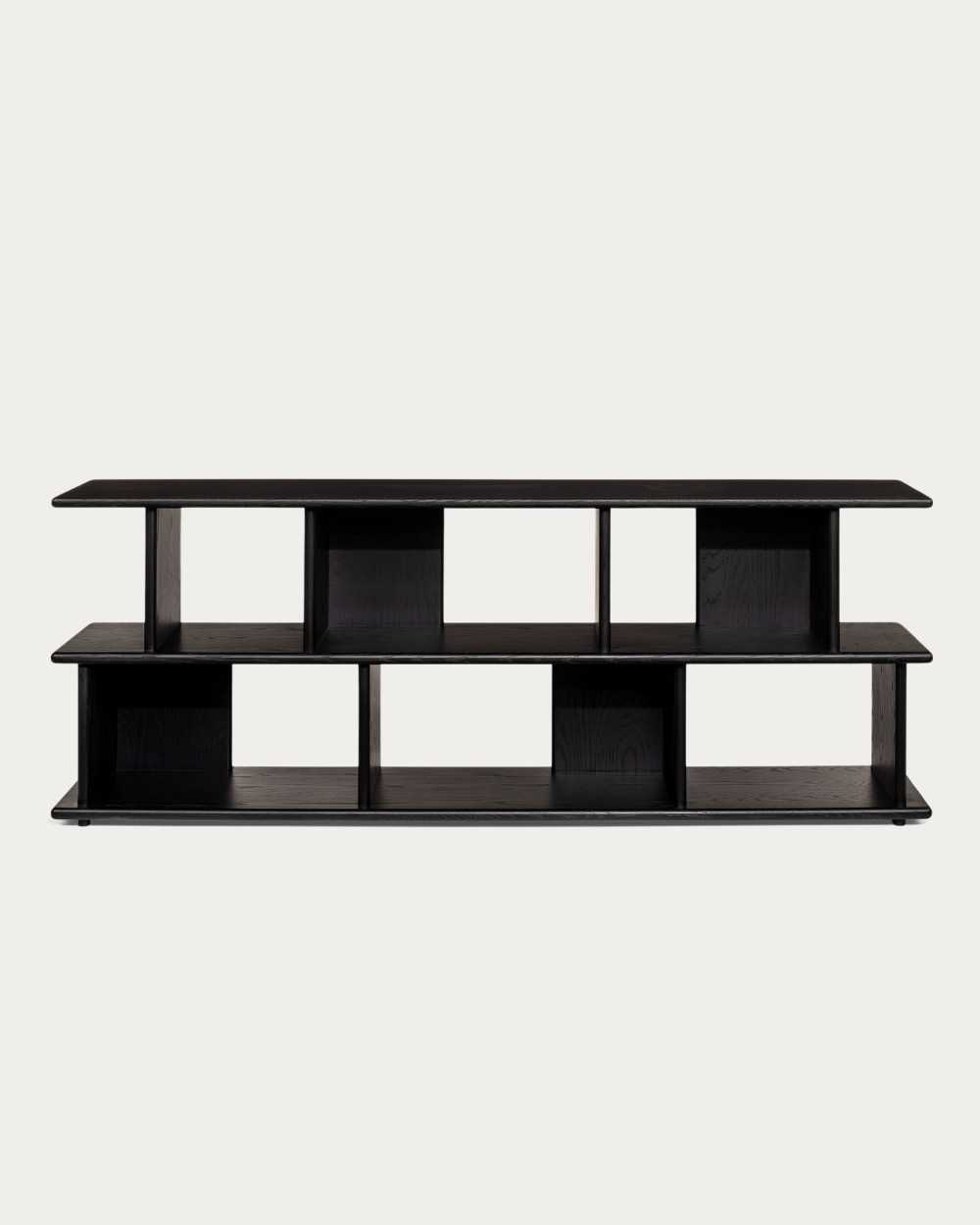 Frente mueble TV Alicante negro