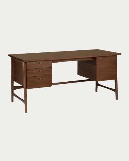 Escritorio modelo Marken executive con tres cajones y una puerta para archivar documentos.